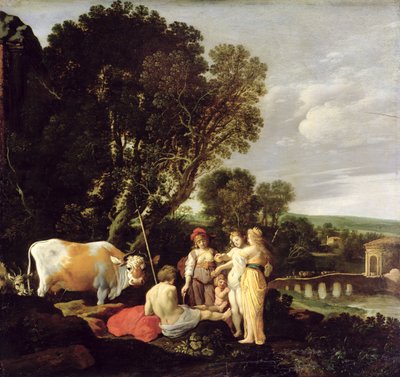 Il Giudizio di Paride, 1626 da Moyses or Moses Matheusz. van Uyttenbroeck